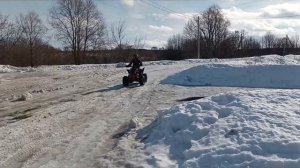 Хасан на квадрике motoland rally 250