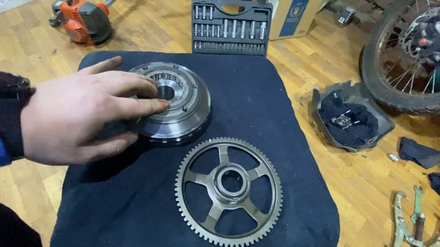 Geon Grandtour 400 185ymq, Shineray Elcrosso обгонна муфта стартера(бенде?