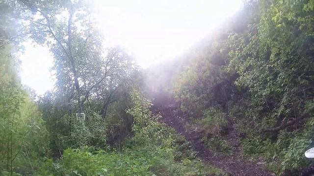 На мотоленде, по эндуро трассе 