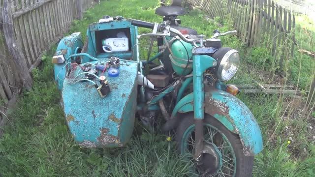 Ставим БСЗ мотоцикл Урал ИМЗ М67-36