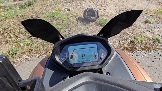 Китайский скутер VMC MAX RS 150 обзор вента плюсы и минусы