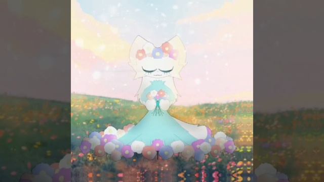 #цветы #анимация #кошка #видео смотреть онлайн
