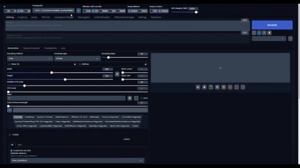 Stable Diffusion Лучшая модель Flux & Forge Web Ui