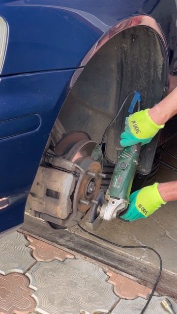 Лепестковый диск на болгарку. Короче понял б*ять. смотреть онлайн