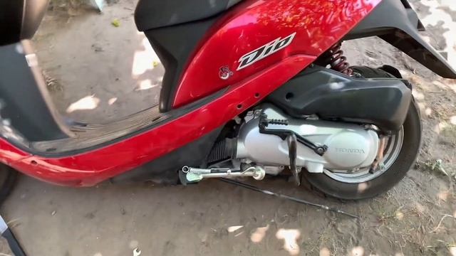 Honda DIO AF-68 , AF-62 , AF-61 , AF-67 установка боковой подножки ❗️ смотреть онлайн