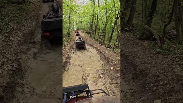 ЧЕРЕЗ РЕКУ В ГОРЫ НА КВАДРОЦИКЛАХ#адыгея #рекабелая #г? смотреть онлайн