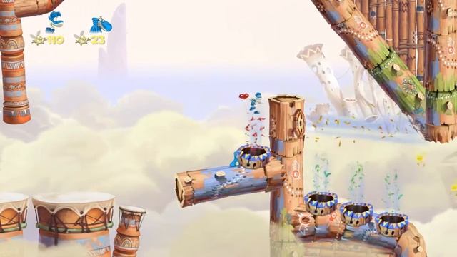 ОДИН МОЗГ НА ДВОИХ! [rayman Origins]
