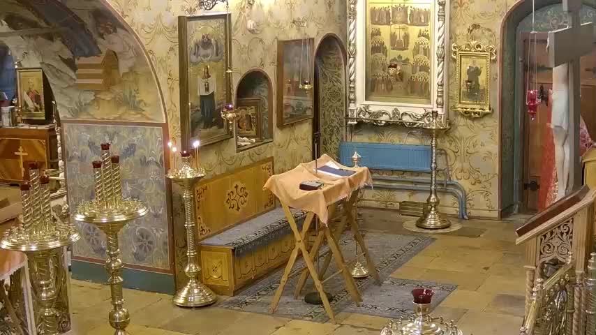 Молебен с акафистом Порт-Артурской иконе Божией Матери. Храм Успения в Путинках. смотреть онлайн