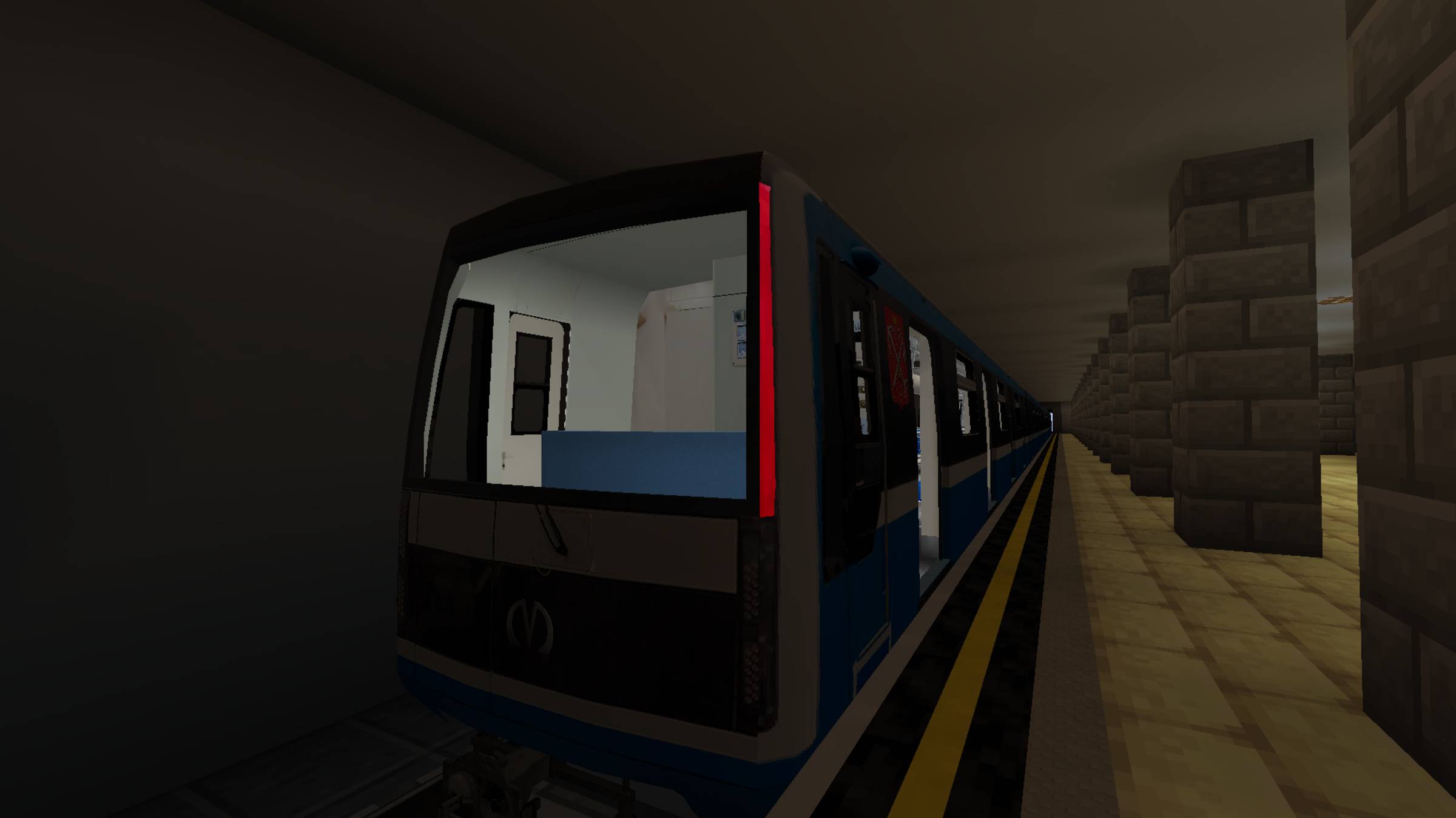 Метро MTR Майнкрафт Ораньжевая линия. Часть 2.