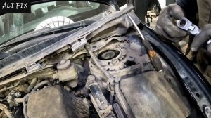 замена опоры стойки .... toyota corolla 2009-2016 (момент затяжки)