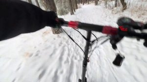 Зимой на электросамокате куго Макс спид