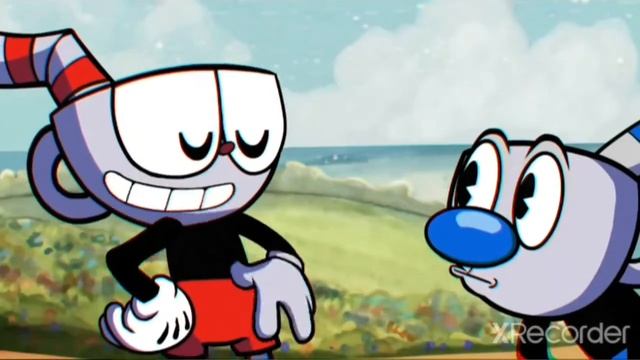 каксцены из Fnf инди крос капхед