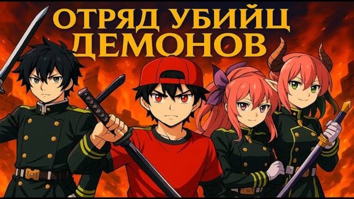 ОТРЯД УБИЙЦ ДЕМОНОВ В МАЙНКРАФТЕ смотреть онлайн