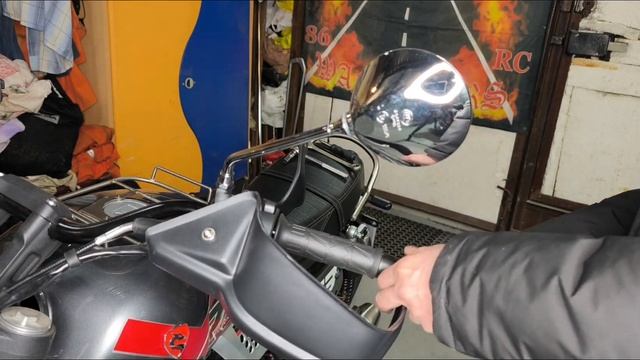 Установка ветрозащиты рук на Cyclone RE3 Scrambler