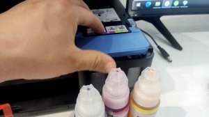 ✅ МФУ Canon PIXMA 2410  Распаковка, заправка чернилами , подкл