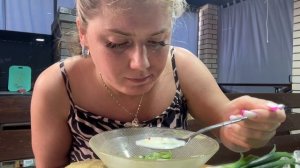 МУКБАНГ ОКРОШКА МОИ НОВОСТИ разговоры по душам