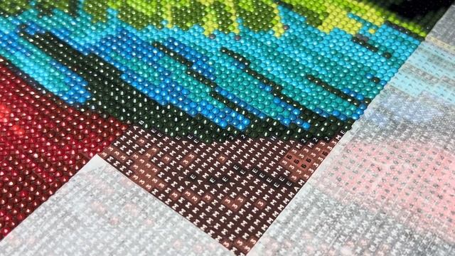 Алмазная мозаика. Diamond Painting. ASMR. Процесс работы 💎✨