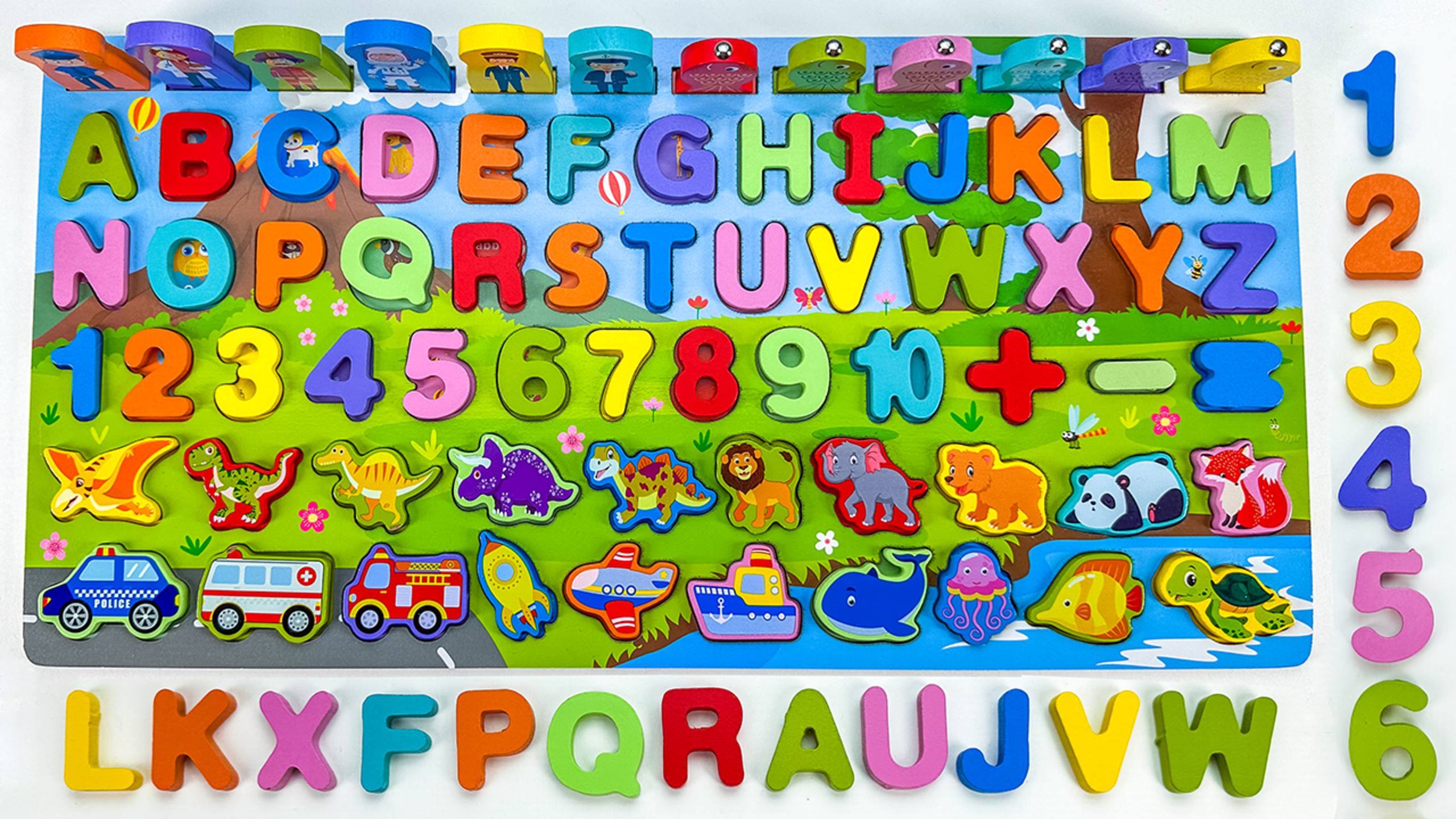 Весёлый Сортер: Учим Цифры, Цвета, Транспорт и Названия Животных! смотреть онлайн