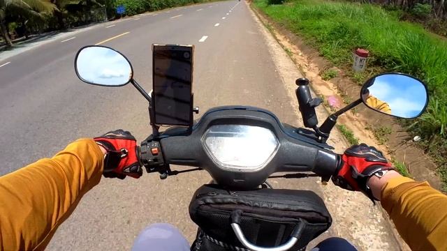 Вьетнам На скутере по трассе плохой звук - испытываю к?