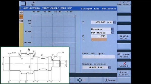 Видео урок Siemens SINUMERIK 808D