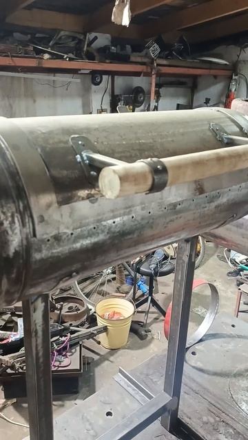 Печь под казан и мангал из газового баллона в едином б? смотреть онлайн