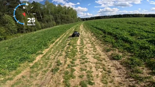 Гоняю Traxxas X-maxx на моноколесе