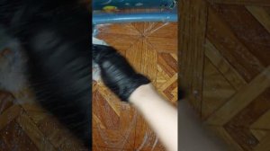 чем оттереть краску эмаль от линолеума🧐