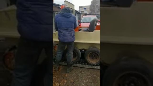 Ходовые испытания вездехода (первый выезд) часть 1 смотреть онлайн