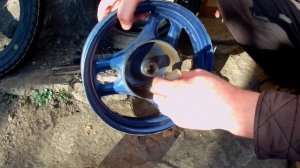 Замена покрышки-безкамерки на скутере