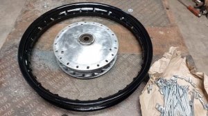 Спицовка колеса Днепр.