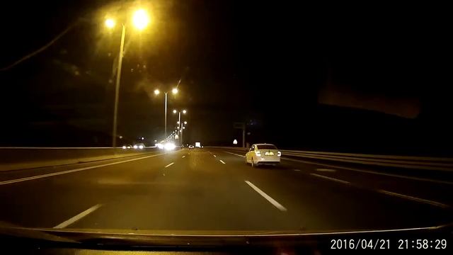 Видео регистратор Anytek A3 Car DVR ночь