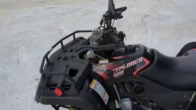 Отзыв КВАДРОЦИКЛе GBM EXPLORER 400 PREMIUM