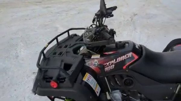 Отзыв КВАДРОЦИКЛе GBM EXPLORER 400 PREMIUM