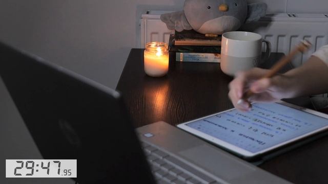 1-HOUR STUDY WITH ME | 1 Hour Study With Fireplace Sounds