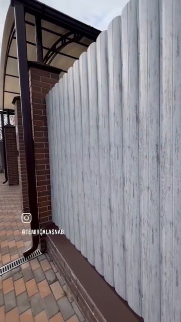 Изготовление Евроштакеника под белый дуб. Монтаж выпо смотреть онлайн