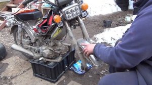 10. Мопед Дельта. Новая передняя вилка