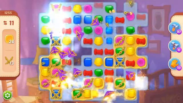 Homescapes 1255 уровень