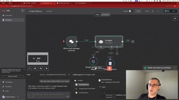 Simple Memory в n8n: AI-агент, который помнит тебя