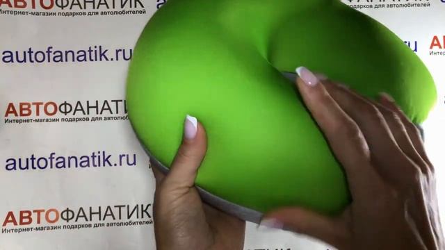 Туристическая подушка для шеи Skoda Double Sided Travel Pillow, Grey/Gree
