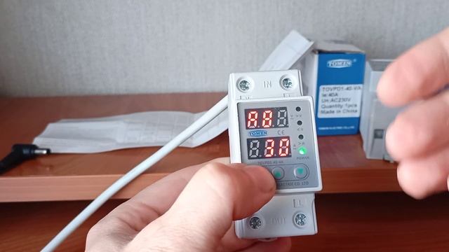 Реле напруги TOMZN TOVPD1-40-VA. Огляд налаштувань та що всере? смотреть онлайн