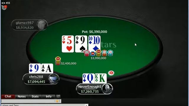 Финальный стол Сандей Варм ап 22.02.15. Част 2 215$