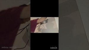 Внутренний блок #кондиционер монтаж на готовую трассу