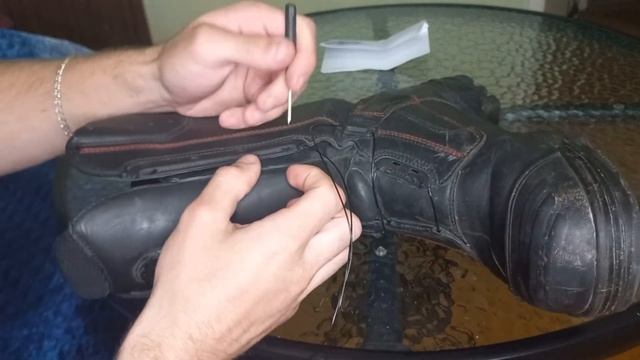 Замена троса в механизме BOA. На ботинках пожарного 