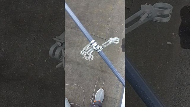 Установка телескопической мачты 6 метров в одно лицо) #