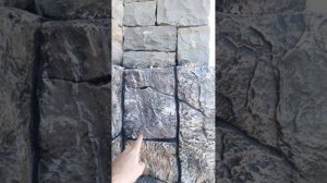 самый красивый цоколь в Дагестане из арт бетона