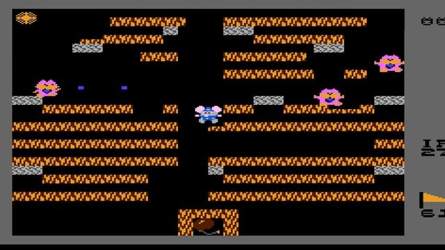 Mappy City (Battle City Hack) (NES, 1985) Уровень 61 смотреть онлайн