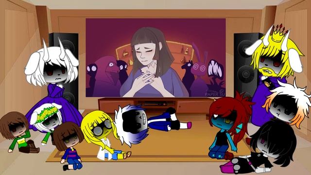 Реакция Undertale на Horrortale