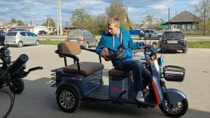 электрический трицикл ! лучший китайский бренд!