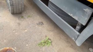 Меняю подушку пневмоподвески на MAN TGS 26.350