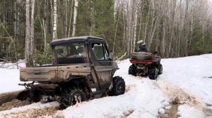 Обкатываю свой новый квадроцикл Loncin XWolf 550L. Проехали 120